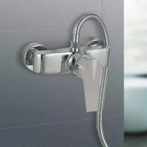 Bad Dusche Armatur Wand Brausearmatur Wasserhahn Mischbatterie Einhebelmischer - Bild 1 von 12