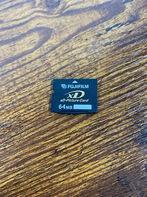 FUJIFILM  64MB  XD MEMORY CARD TYPE  FINEPIX/ OLYMPUS CAMERAS 64MB  FUJIFILM - Image 1 of 2