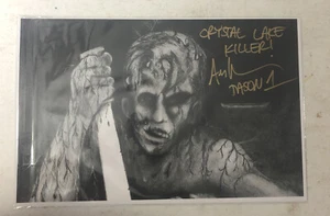 Ari Lehman Jason Voorhees Signed Art Print (Crystal Lake Killer ) COA 11x17 - Picture 1 of 5