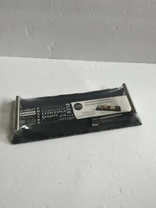 New Core Home "Slate Serving Tray" Charcuterie Platter 13”x5”, Metal Handles - Picture 1 of 4