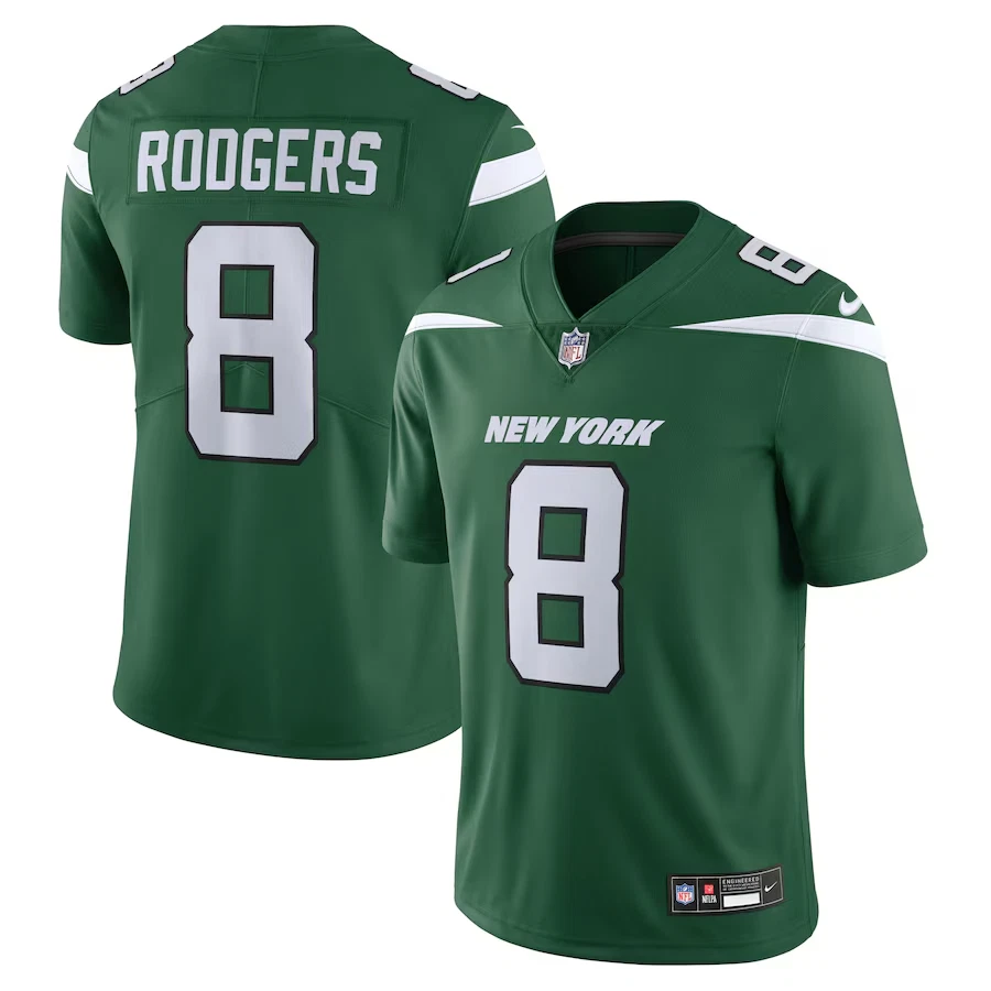 Aaron Rodgers New York Jets Nike Vapor Untouchable Limited Jersey - Green - XL