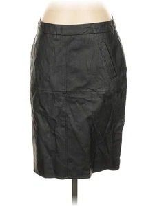 CAbi Women Black Faux Leather Skirt 4 - Picture 1 of 2
