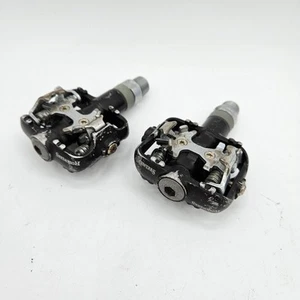 Pedales sin clip Ritchey ROCKWERKS SPD de doble cara, negros, MTB / grava / XC / CX - Imagen 1 de 6