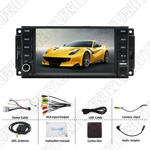 7'' Android 2GB+32GB Car Stereo Radio GPS Navigation For Chevrolet Jeep Chrysler - Zdjęcie 1 z 24
