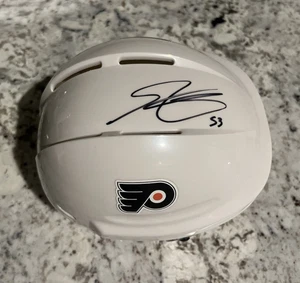 Shayne Gostisbehere Autographed Mini Helmet - Picture 1 of 4