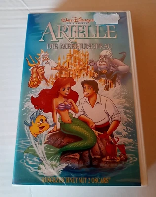 VHS ARIELLE DIE MEERJUNGFRAU  DISNEYs Meisterwerk  - 0913/25 - Hologramm - Bild 1 von 4