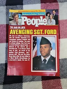 People Magazine April 28, 1986 Avenging SGT. Ford Unread No Label Ln - Foto 1 di 13