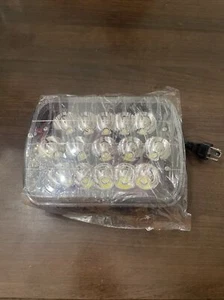 Black 45w 7x6 5x7 Led Headlights 6052 6054 H5054 H6054 Hi/Low Sealed Bea... - Picture 1 of 3