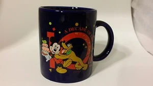 Disney Store 10th Anniversary Coffee Mug / Tea Cup 1997 Decade of Dreams- Mickey - Picture 1 of 3