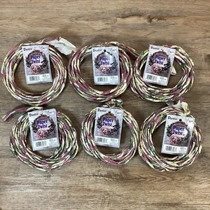 New Darice Premium Paper Twist Ribbon Lot #8078 Magnolias - Picture 1 of 10