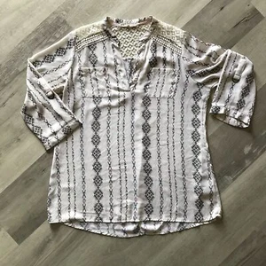 Jolt Azteca Navajo Tribal Encaje Hombro/Espalda Manga 3/4 Mezcla de Poliéster - Imagen 1 de 8