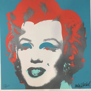Andy Warhol Litografia off set cm 60x60 Firma su lastra con certificato - Picture 1 of 10