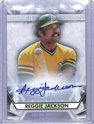 2019 Topps Diamond Icons #DIA-RJ Reggie Jackson NM-MT Auto 04/25 Athletics  - Image 1 of 2
