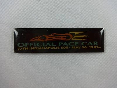 1993 Pace Car 77th Indianapolis 500 Lapel Pin Chevrolet Camaro Z-28 - Image 1 of 4