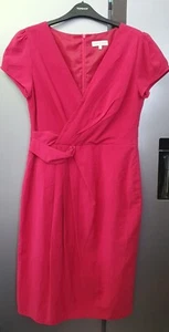 Rocha John Rocha Minikleid UK 12 Rosa Flügelärmel Surplice Neck Viskosemischung - Bild 1 von 15