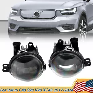 Front Bumper Fog Light Lamps For Volvo C40 S90 V90 XC XC40 2020-2024 2021 Pair - Foto 1 di 22