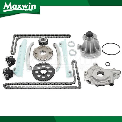 Timing Chain Kit Oil Pump Water Pump Fit 09-14 Ford E-150 E-250 F-150 4.6L - Image 1 of 4