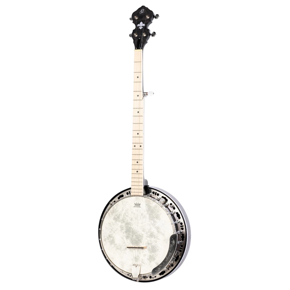 Ortega Guitars OBJE400TCO-L Falcon LH QM Resonator Banjo Trans-Coal - Open Box