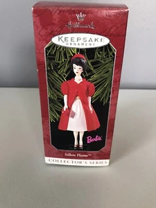 Hallmark Keepsake Silken Flame 5th Barbie Ornamento Coleccionistas Serie 1998 - Imagen 1 de 6