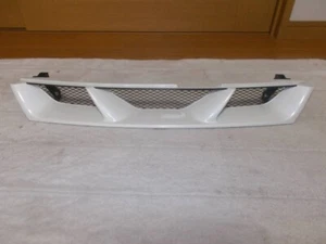 Nissan Genuine Option Front Grille Pearl White 200SX 240SX Silvia S14 Kouki Used - Picture 1 of 10