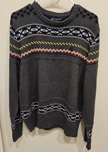 Rocawear Men’s Gray Patterned Sweater Large - Picture 1 of 8