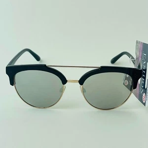 Fashion Sunglasses For Women's Round 100% UVA/UVB Protection, Black Aviator, NEW - Picture 1 of 6