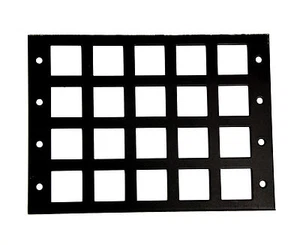 1pc Black Metal Panel Frame for White Keyboard 4x5 5x4 keys 20 keys non Switch - Picture 1 of 4
