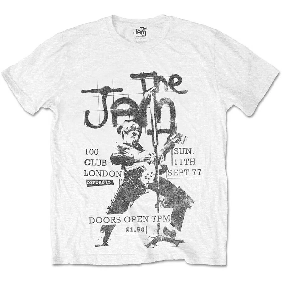 The Jam - 100 Club 1977 -White t-shirt - Image 1 of 1