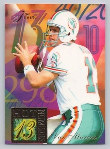 Hot 1994 Numbers Marino Dan Flair Dolphins Miami Fleer Hof Card Football - Bild 1 von 2