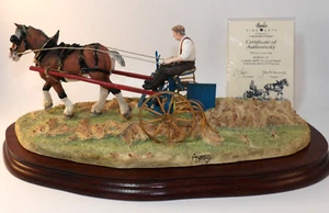 Border Fine Arts Limited Edition Rowing Up & Original Box & Cert c2000 VGC - Picture 1 of 14