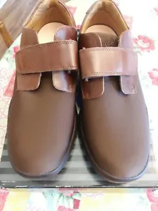 Dr. Comfort Brian 6520 Acorn Stretch Lycra With Leather Trim 12M - Picture 1 of 4