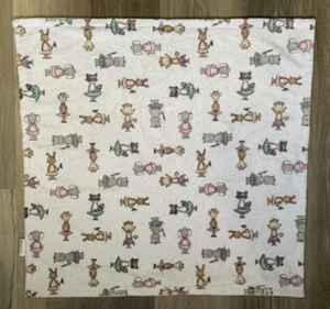 House of Minky Baby Security Blanket Ballerina Animals, 30x28" - Picture 1 of 6