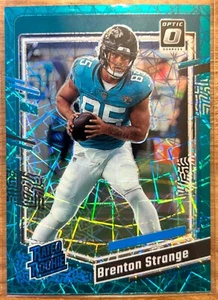 2023 Donruss Optic - Brenton Strange - Rated Rookie - Teal Velocity Prizm SSP - Picture 1 of 2