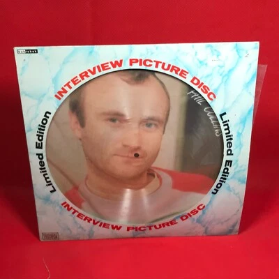 Phil Collins Interview Limited Edition 1987 UK interview vinyl Picture Disc LP - Image 1 of 4