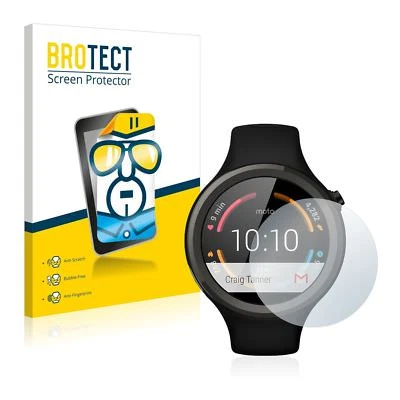 Motorola Moto 360 Sport (45 mm) 1ª Generación, 2 x Protector de Pantalla BROTECT® HD-Clear Foto 1 de 4