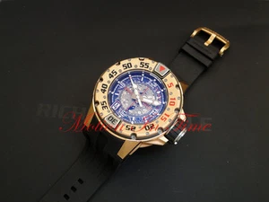 Richard Mille RM028 Diver Automatc 18k Rose Gold 47mm 300m Skeleton Black Rubber - Picture 1 of 1