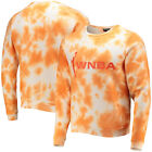 Unisex The Wild Collective Orange WNBA Cloud Wash Pullover Sweatshirt