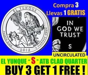 2012 EL YUNQUE S SAN FRANCISCO quarter BUY 3 get 1 FREE coin Peseta Puerto Rico - Picture 1 of 3