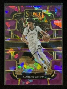 2023-24 Panini Select - Concourse Cameron Johnson #12 Purple Ice Prizm /99 - Picture 1 of 4