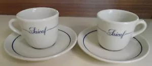 Set di 2 Tazze Caffè Espresso Porcellana SAICAF e Dischi IPA Italia - Foto 1 di 6