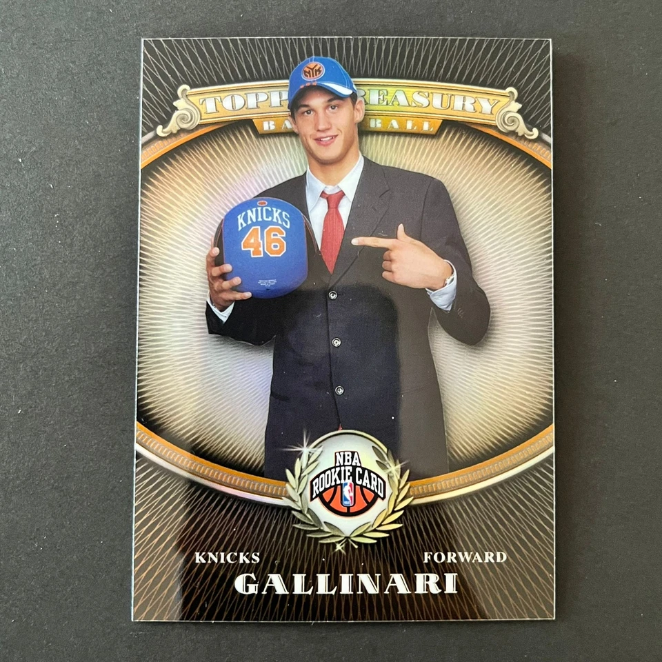 2008-09 Topps Treasury Refractors Bronze Rookie Danilo Gallinari /2008 NY Knicks - Image 1 of 2