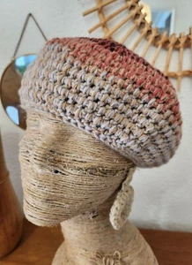 Bob Mütze Häkelhut Handarbeit Unikat Modell NEU Boho Hippie Vintage - Bild 1 von 4