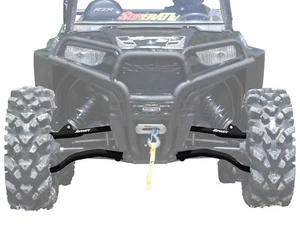 SuperATV High Clearance Front A-Arms for Polaris RZR S 1000 (2017-2020) - Black - Picture 1 of 8