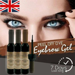 UK Semi-permanent Peel-off Eye Brow Tattoo Tint Dye Gel Waterproof Eyebrow-Cream - Picture 1 of 15