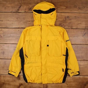 Vintage Nautica Windbreaker Jacket XL Competition Sailing Yellow - Picture 1 of 9