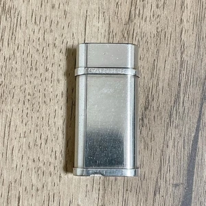 Cartier Gaudroon Gasfeuerzeug Silber gebraucht mit Gebrauchsspuren aus Japan - Bild 1 von 5