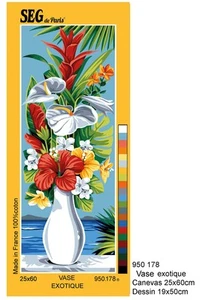 Canvas SEG Vase Exotic 25x60 CM - Imagen 1 de 1