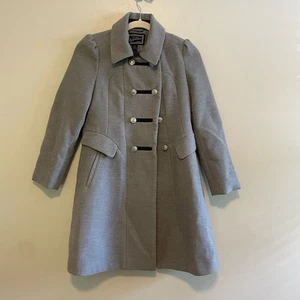 NWT $169 Rothschild Girl's Size M Gray Button Up Bandmaster Coat Washable - Picture 1 of 7