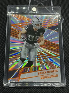 2025 Panini Revolution - Brock Bowers #13 Sunburst #/18 Raiders - Picture 1 of 3