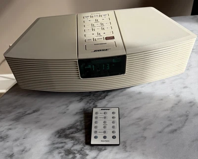 Bose Wave Radio AWR1-1W AM/FM Stereo Alarm Clock With Remote Tested - Image 1 of 4